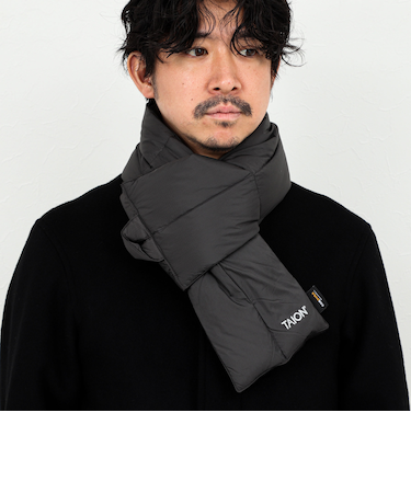 【TAION / タイオン】WORK DOWN SCARF 17