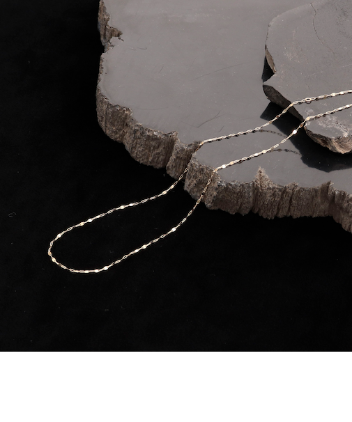 【grace grace/グラスグラス】10Kペタルチェーンショートネックレス(40cm )