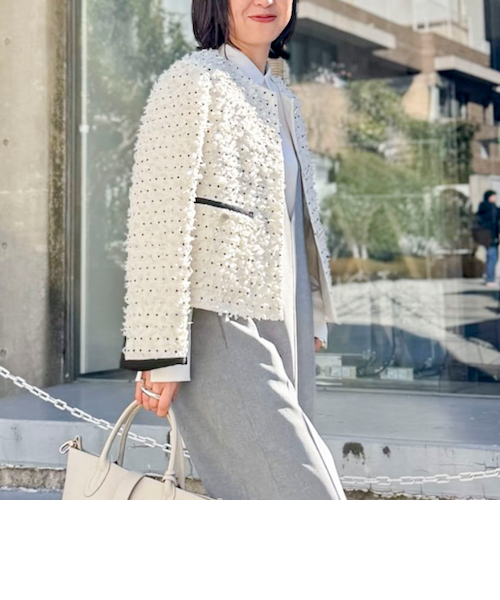 ウォッシャブルラッセルリングカーデジャケット｜ノーリーズの通販