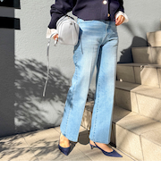 【RM denim】センタープレスデニム