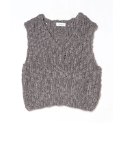 Vネックニットベスト