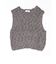 Vネックニットベスト