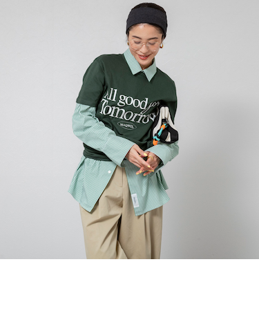 【MAQWEL/マクウェル】ウォッシャブルAgfT T-SHIRT