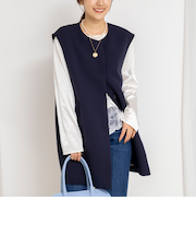 ウォッシャブル撥水トリプルクロスジレ