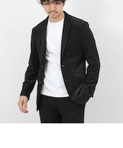 《ビジカジ/セットアップ対応》ストレッチコードピケ ジャケット 26SS