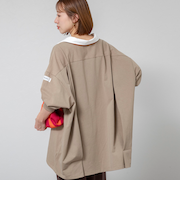 【MAQWEL/マクウェル】ウォッシャブルBIGラガーシャツ