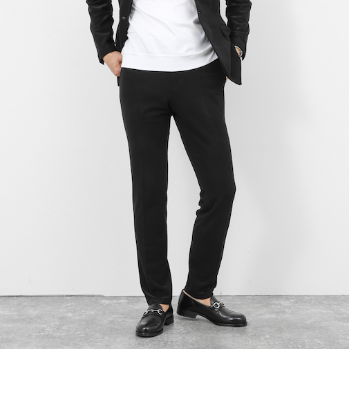 《ビジカジ/セットアップ対応》ストレッチコードピケ パンツ 26SS