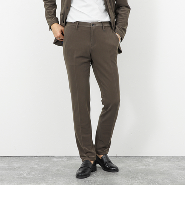 《ビジカジ/セットアップ対応》ストレッチコードピケ パンツ 26SS