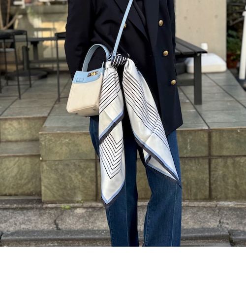 シルクプリントスカーフ88 NOLLEY’S ノーリーズ　2026美品 シルクプリントスカーフ88｜ノーリーズの通販｜&mall（アンドモール