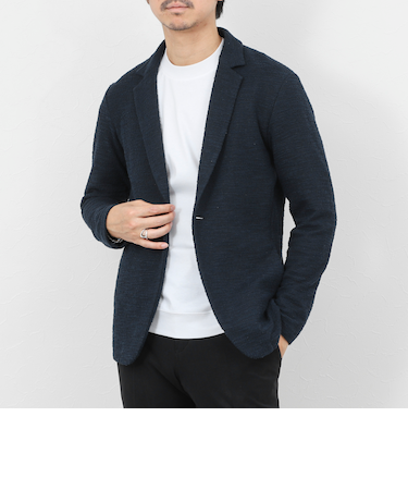 《ビジカジ対応》ツィードジャージーテーラーCD 26SS