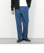 デニムストレッチ ワイドジャスト丈パンツ 26SS