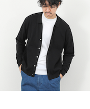 《SERIYA Cotton》吸湿カノコ襟付きカーディガン 26SS