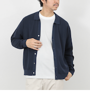 《SERIYA Cotton》吸湿カノコ襟付きカーディガン 26SS