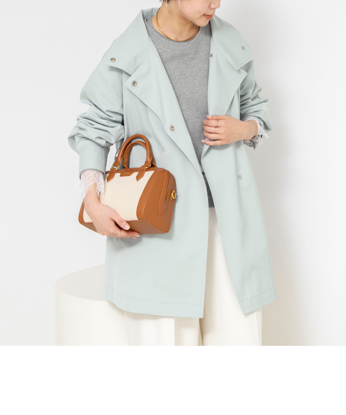 ウォッシャブルツイルスタンドコート