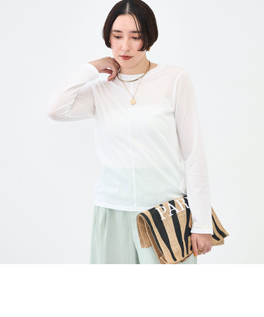 ウォッシャブル綿ナイロンシアーロンＴ