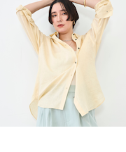 MY STANDARD マルチWAYリネンシャツ