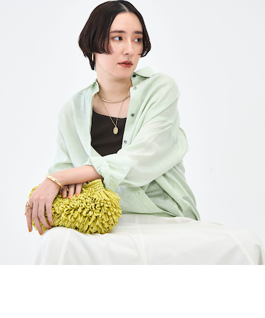 MY STANDARD マルチWAYリネンシャツ