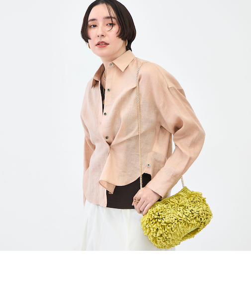 MY STANDARD マルチWAYリネンショートシャツ