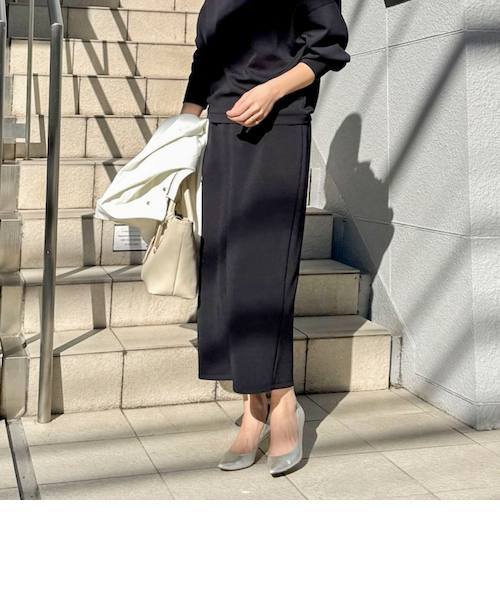 セットアップ対応》ウォッシャブルライトダンボール2WAYタイトスカート