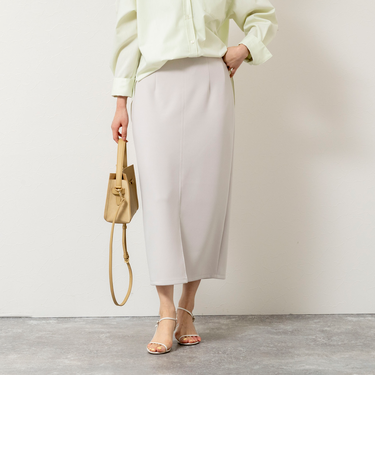 《セットアップ対応》ウォッシャブルライトダンボール2WAYタイトスカート