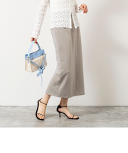 《セットアップ対応》ウォッシャブルライトダンボール2WAYタイトスカート