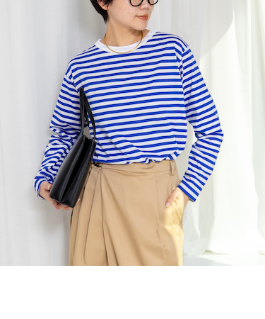 ウォッシャブルロングスリーブTシャツGIZA COTTON