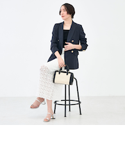 《セットアップ対応》ウォッシャブルスラブオックスダブルジャケット