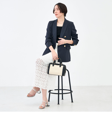 《セットアップ対応》ウォッシャブルスラブオックスダブルジャケット