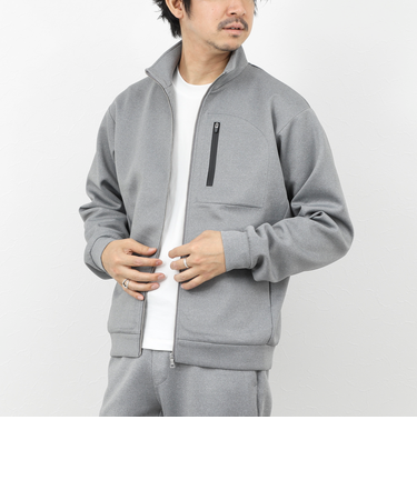 《セットアップ対応》ダブルニットZIPスタンドカラー 26SS