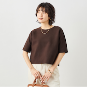 《手洗い可能》ホールガーメントニットＴ