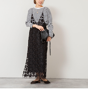 45th limited editionウォッシャブルスターフリンジキャミワンピース