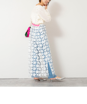 45th limited editionウォッシャブルスターフリンジキャミワンピース