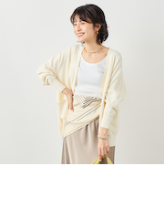 《手洗い可能》マルチファンクションVネックカーディガン