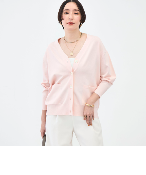 《手洗い可能》マルチファンクションVネックカーディガン