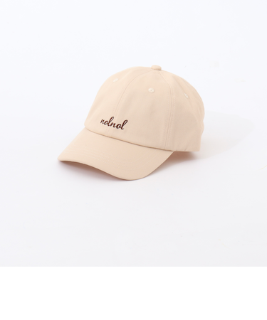 【nolnol/ノルノル】ロゴ刺繍キャップ