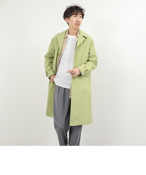 《ビジカジ対応》【ダントツ撥水】ステンカラーコート 26SS