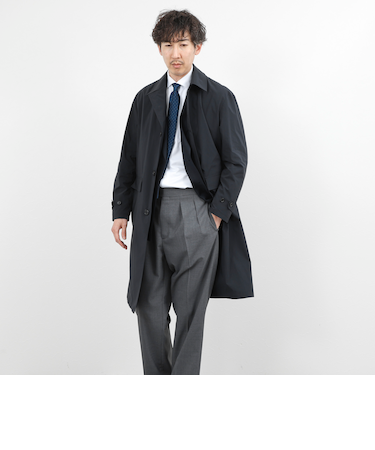 《ビジカジ対応》【ダントツ撥水】ステンカラーコート 26SS