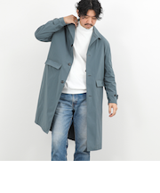 《ビジカジ対応》【ダントツ撥水】ステンカラーコート 26SS