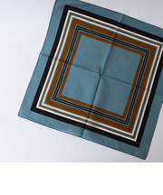 EMME EFFE フレームプリントバンダナスカーフ