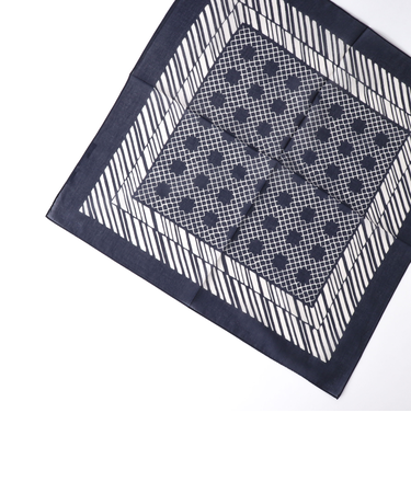 EMME EFFE センタードットプリントバンダナスカーフ