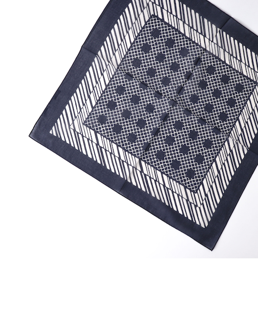 EMME EFFE センタードットプリントバンダナスカーフ