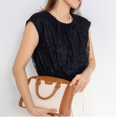 ウォッシャブルレースレイヤードブラウス