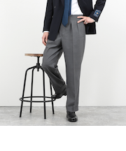 ウォッシャブルウールワイドスラックス 26SS