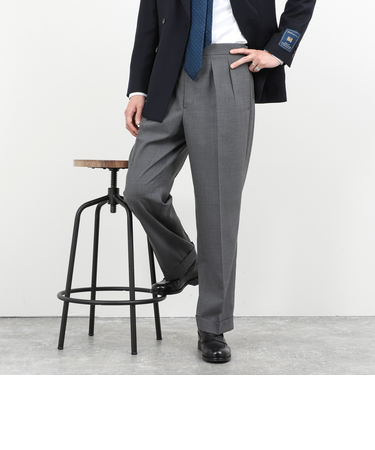 ウォッシャブルウールワイドスラックス 26SS