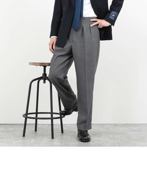ウォッシャブルウールワイドスラックス 26SS