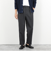 ウォッシャブルウールワイドスラックス 26SS