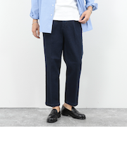 デニムストレッチ セミワイドジャスト丈PT 26SS