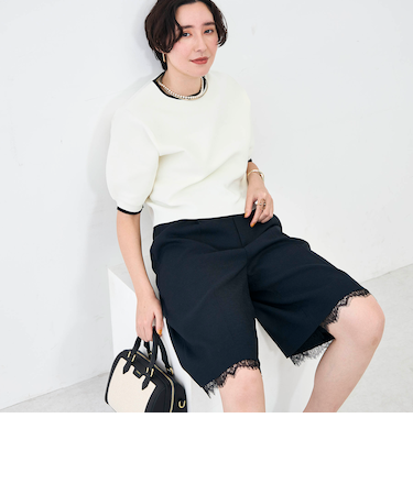 《セットアップ対応》ウォッシャブルハイスペック麻調2WAYハーフパンツ