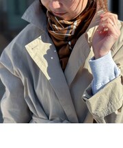 【AENEIS/エイネス】MINIMAL ILLUSIONシルクスカーフ