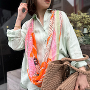 リネンガーゼプリントストール